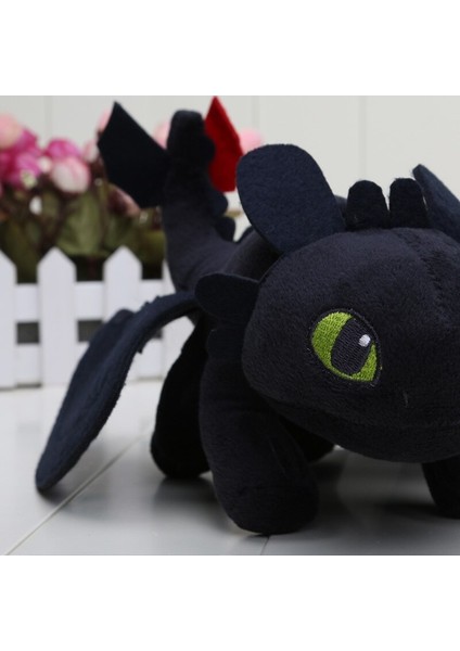 Ejderhanı Nasıl Eğitirsin Gecenin Öfkesi Dragon Sevimli 25 cm Peluş