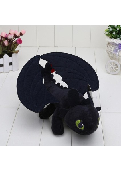 Ejderhanı Nasıl Eğitirsin Gecenin Öfkesi Dragon Sevimli 25 cm Peluş