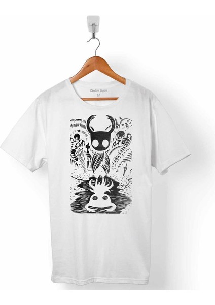Hollow Knıght Ghost Cadılar Bayramı Kuru Kafa Erkek Tişört