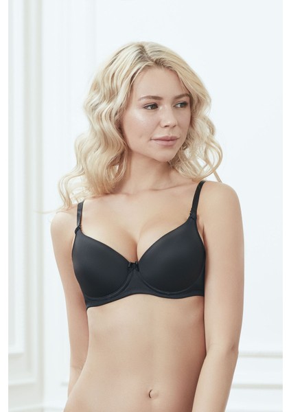 3150 Balenli Mikro Günlük Destekli Push-Up Basic Sütyen