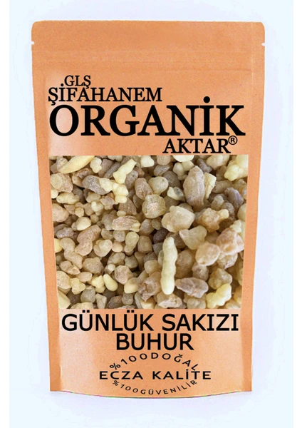 GLŞ Şifahanem Organik Aktar GLŞ Şifahanem  Aktar Günlük Sakızı Buhur (A kgünlük) 50 gr