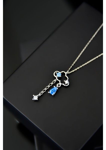 925 Ayar Gümüş Rodyum Kaplama Rain Cloud Kolye UVPS102264