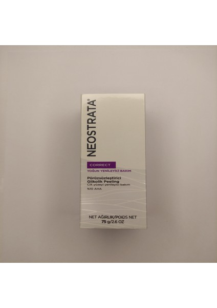 Correct Pürüzsüzleştici Glikolik Peeling 75 gr