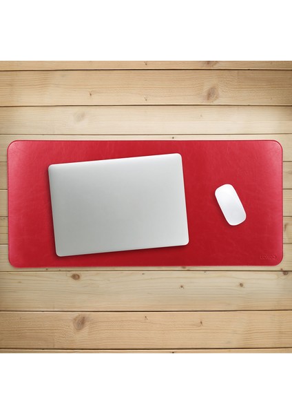 Xl Deri Mousepad - Kırmızı
