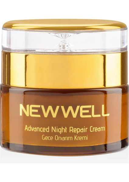 New Well Derma Gelişmiş Gece Onarıcı Krem