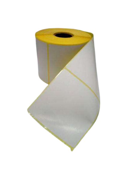 Kuşe Etiket 100X100 mm 500 Sarım 5 Rulo