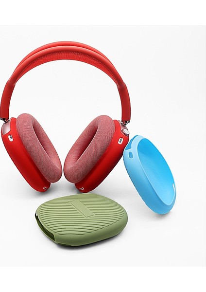 Airpods Max Için 1 Çift Şerit Tasarım Silikon Koruyucu Kılıf - Siyah (Yurt Dışından) indirimleri