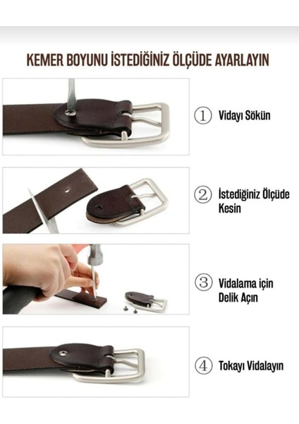 Kahverengi Süet Kare Desen 4 cm Kemer indirimleri