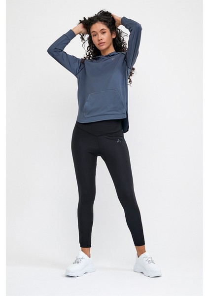 Missmaral Bayan Spor Tunik & Tayt Takım Dalgıç Kumaş Sports And Casual Antrasit 3060