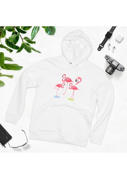 Flamingo Baskılı Sweatshirt