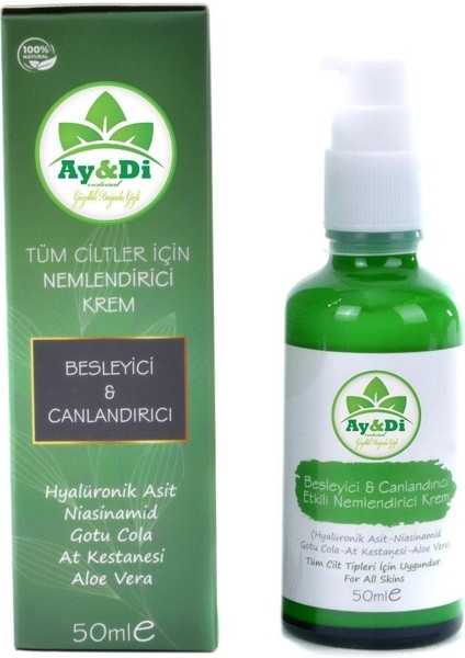 Ay&Di Natural Temizleyici Canlandırıcı Etkili Tonik 100 ml