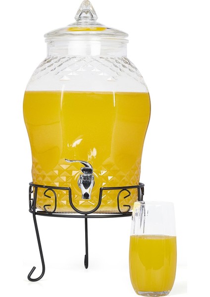 Cam Şerbetlik Musluklu 8 Lt fiyatları