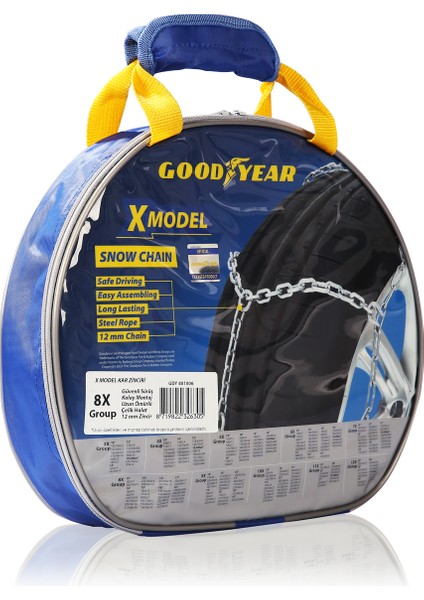 GOODYEAR KAR ZİNCİRİ TAKMATİK 8X 3,20 MM