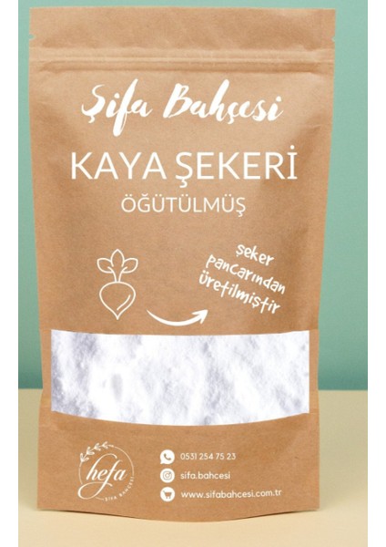 Hefa Şifa Bahçes Kaya Şekeri Öğütülmüş 1 Kg