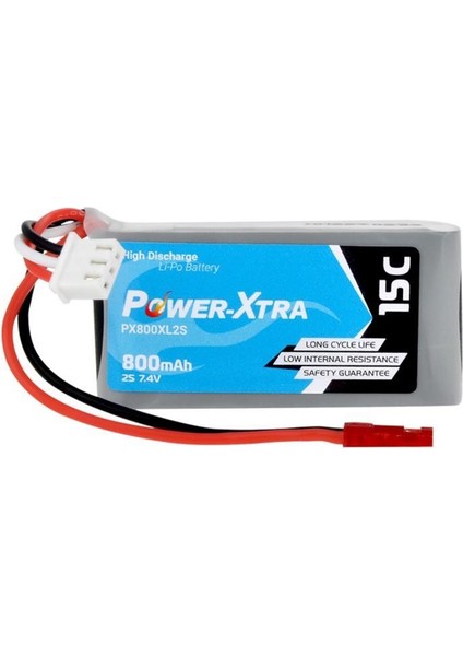 7.4V 800MA 2s Lipo Pil - Lipo Batarya 20C