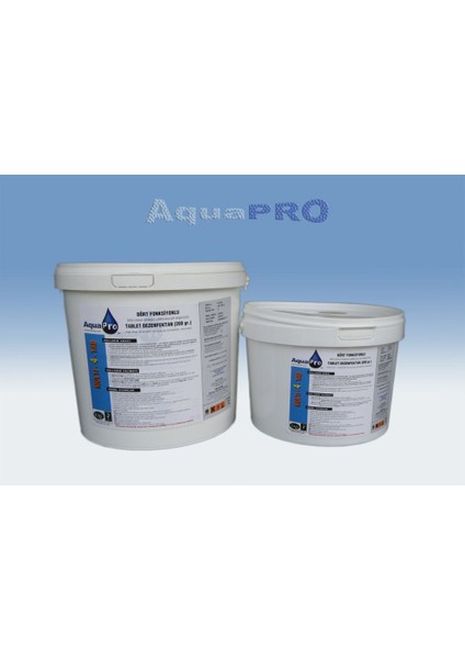 Havuzavm-Aquapro Multı 4 Fonksiyontablet Klor 200 Gr. 10KG