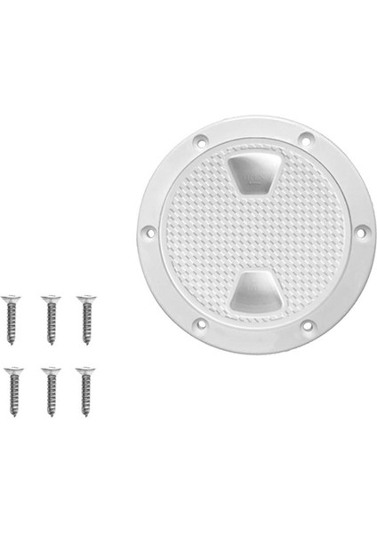 Tekne Yuvarlak Kaymaz Plastik Muayene Kaplama Çıkarılabilir Kapak Vidalar 8 " (Yurt Dışından)