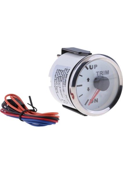 2 "52MM Up-Dn Elektrikli Döşeme Seviye Ölçer Deniz Tekne Beyaz Yüz 2 (Yurt Dışından)