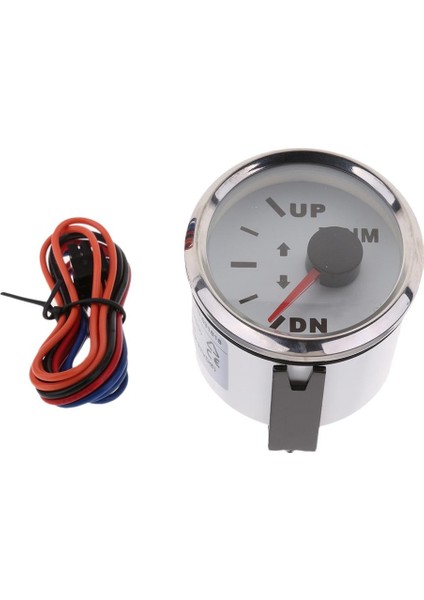 2 "52MM Up-Dn Elektrikli Döşeme Seviye Ölçer Deniz Tekne Beyaz Yüz 2 (Yurt Dışından)