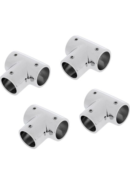 4 Adet Dayanıklı Tekne Yat El Demiryolu 25MM Tee - 316 Paslanmaz Çelik Uydurma (Yurt Dışından)