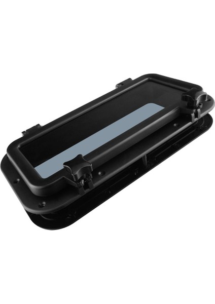 Siyah Dikdörtgen Açılış Portlight Porthole Hatch Tekne Yat Için (Yurt Dışından)