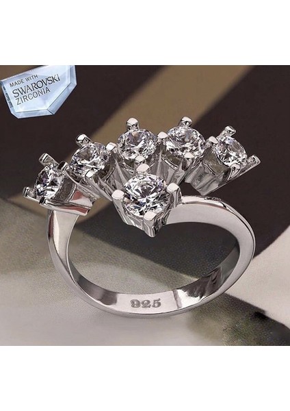 Swarovski Zirkonyum Gümüş 6taş fiyatları