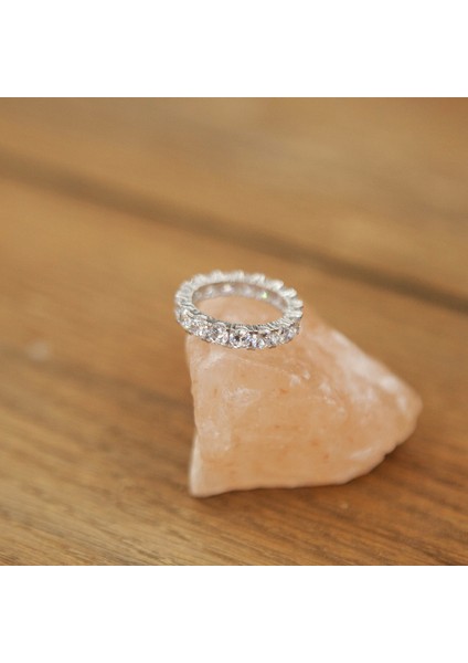 Swarovski Zirkonyum Gümüş Tamtur