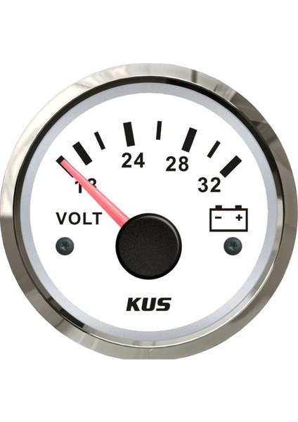 Tekne Voltmetre Göstergesi 24V 32BAR Ø52MM