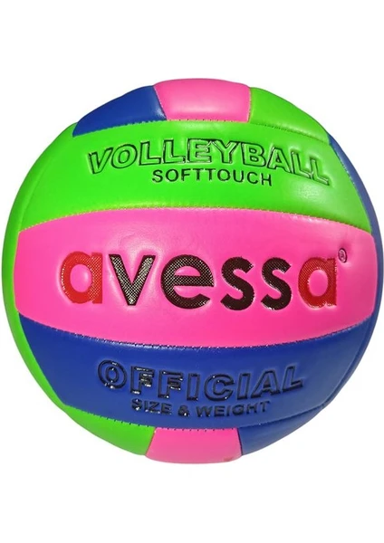 Voleybol Topu Pembe-Yeşil-Mavi VLM-200