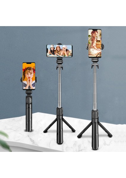 Beauty Life 2021 Moda Bt Kablosuz Selfie Tripod Uzatılabilir Selfie (Yurt Dışından)