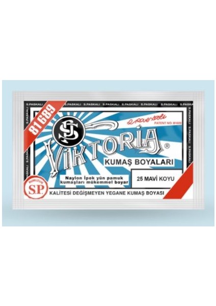 Kumaş Boyası Mavi Koyu