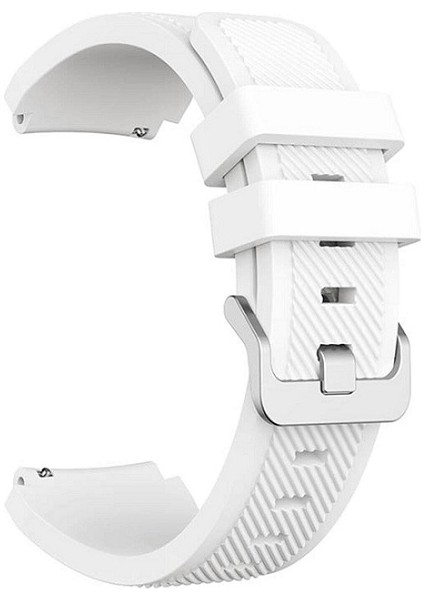 Samsung Gear S3 /huawei Gt 2 46 mm (22 mm ) Silikon Şeritli Çizgili Tasrım Kayış Kordon