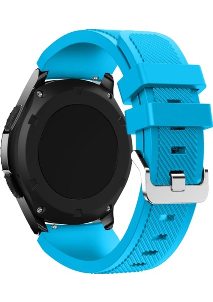 Samsung Gear S3 /huawei Gt 2 46 mm (22 mm ) Silikon Şeritli Çizgili Tasrım Kayış Kordon fiyatları