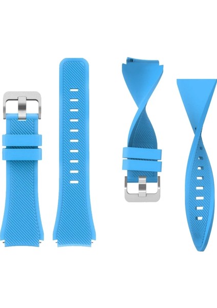 Samsung Gear S3 /huawei Gt 2 46 mm (22 mm ) Silikon Şeritli Çizgili Tasrım Kayış Kordon modelleri