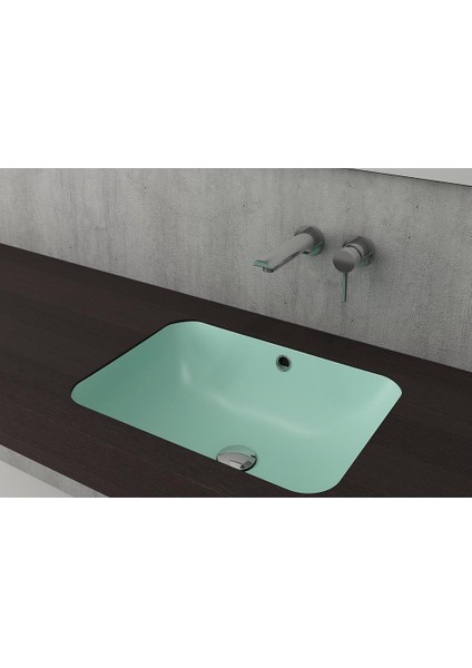 Bocchi Scala Tezgahaltı Lavabo 55 cm Mint Yeşil 1006-033-0125