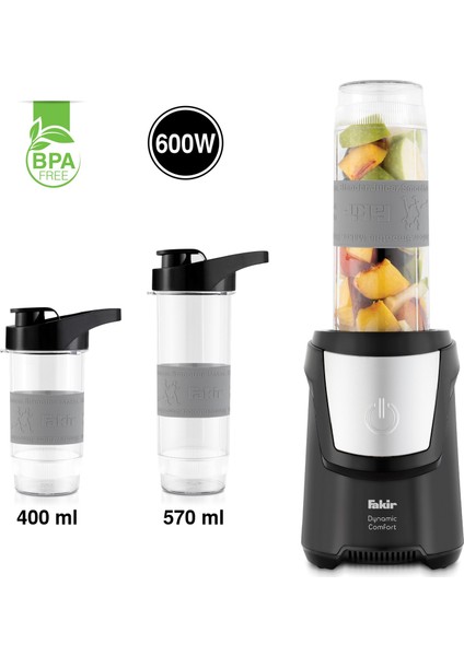 Dynamic Comfort 600 W Kişisel Blender Siyah