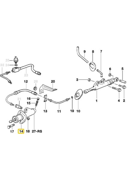 Bmw E36 ve Z3 Uyumlu Debriyaj Alt Merkez Oem No 21521159045 fiyatları