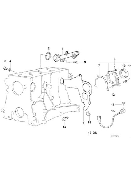 Bmw Uyumlu E30 E34 E36 ve Z3 M40 M42 M43 M44 Motor Su Flanşı 11531714738