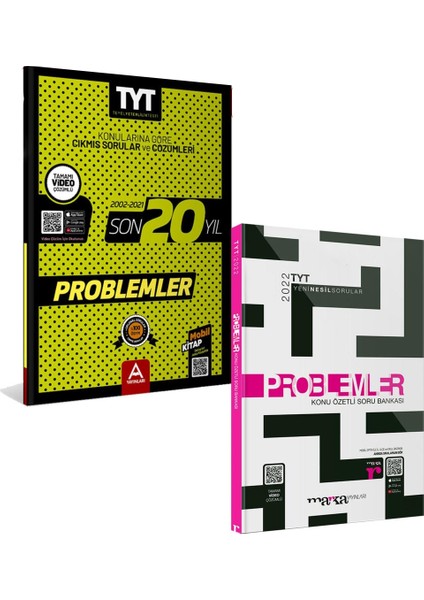 Son 20 Yıl Çıkmış Problemler Soruları ve Çözümleri + Problemler Soru Bankası