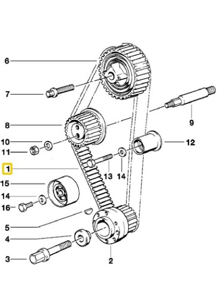Bmw M40 Uyumlu Motor Triger Seti Oem No 11317621021 fiyatları