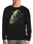 Lordd T-Shirt Lorddd T-Shirt T-Shirt Star Wars - Yoda 3 Siyah Çocuk Sweatshirt 1
