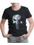 Lordd T-Shirt Lorddd T-Shirt T-Shirt Punisher - Logo 2 Siyah Çocuk Tshirt 1