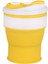 Katlanabilir Bardak Seyahat Kahve Kupa Gıda Sınıfı Silikon - Sarı - 350ML JLL-107 (Yurt Dışından) 1