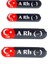 Kan Grubu 4'lü Set Damlar Sticker A Rh- 1