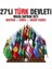 27'li Türk Devletleri Masa Bayrağı Seti 15X22,5 1