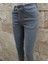 Seajeans Bayan Gri Düz Yıkama Ybel Dar Paca Kot Pantolon 3