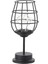 Art LED Table Lamp Reading Lamp Night Light Bedroom Bedside Lamp Desk Lighting Living Room Retro Classic Iron Home Decoration(Wine Glass) (Yurt Dışından) 1