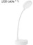 Ledtafellamp Make Up Spiegel LED Licht USB Student Boek Leeslampoogbescherming Mobieletelefoon Houderthuis Slaapzaal Nacht Licht(White) (Yurt Dışından) 1