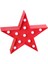 Vosarea LED Star Shape Night Light Marquee Light Battery Operated LED Night Lamp Home Christmas Decoration (Red) (Yurt Dışından) 1