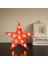 Vosarea LED Star Shape Night Light Marquee Light Battery Operated LED Night Lamp Home Christmas Decoration (Red) (Yurt Dışından) 4